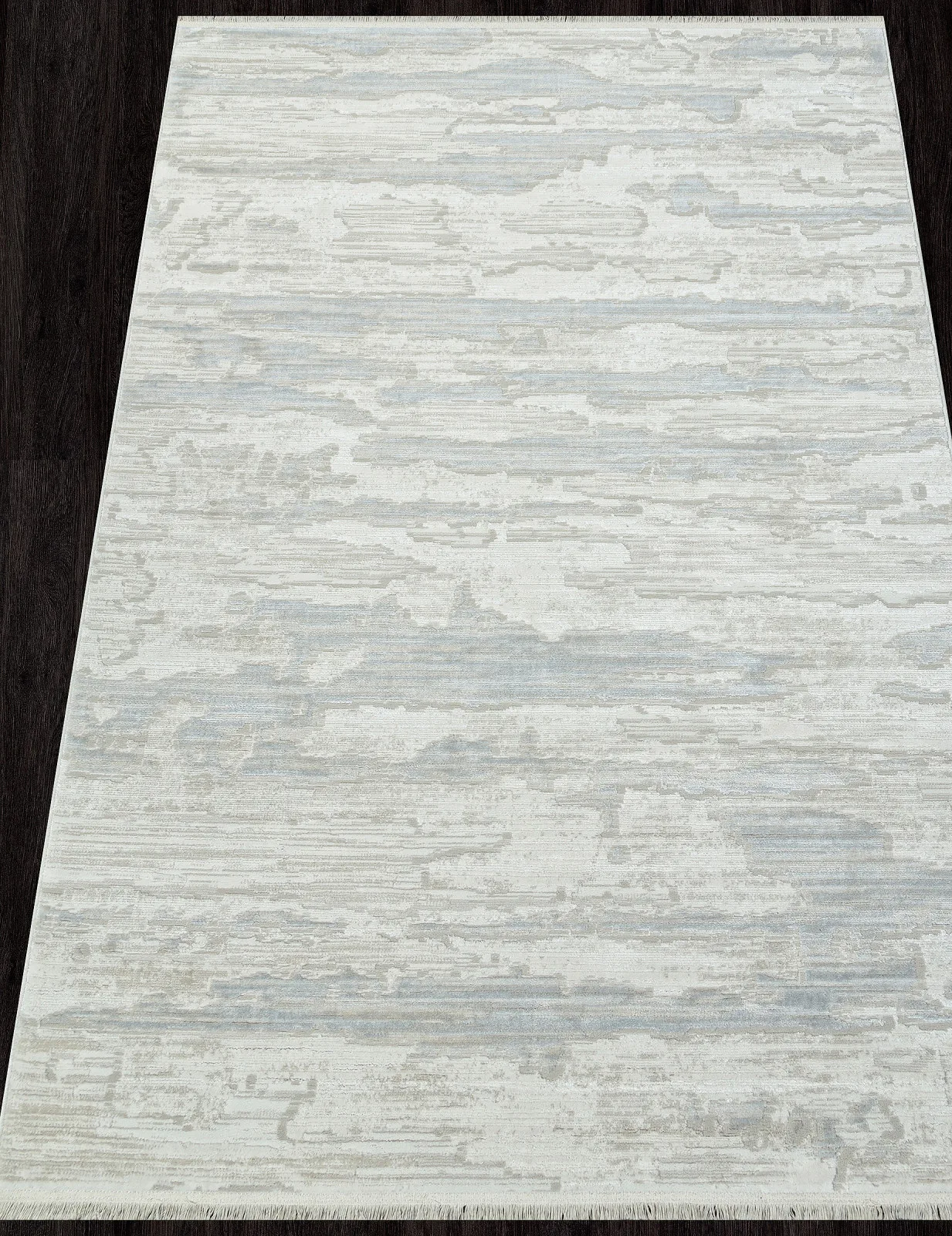 Современный ковер RUBI 28751A - CREAM / L.GREY фризе Турция