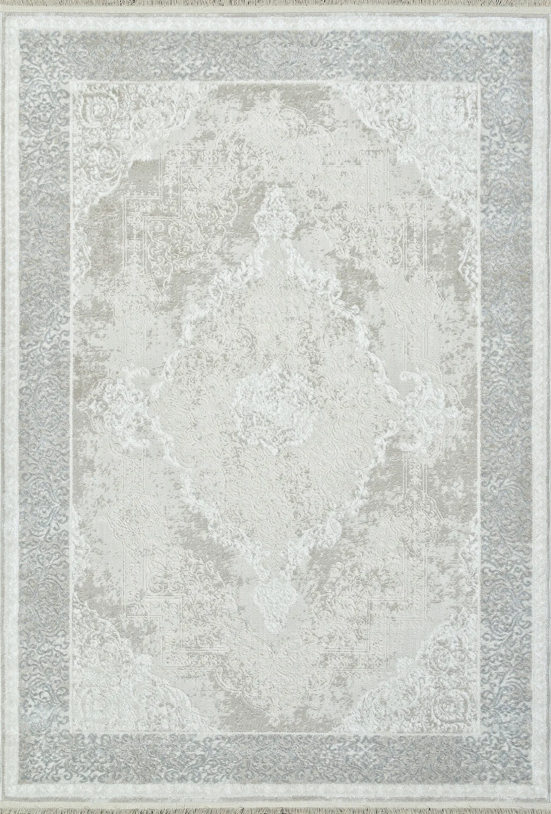 Классический ковер RUBI 26702A - CREAM / BEIGE фризе Heat-set Турция