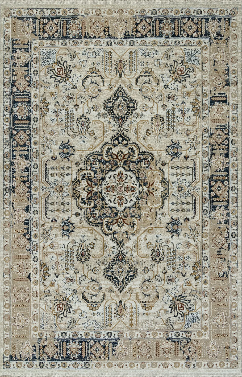 Классический ковер LISSABON SI061M - MULTI / BROWN полиэстер Турция