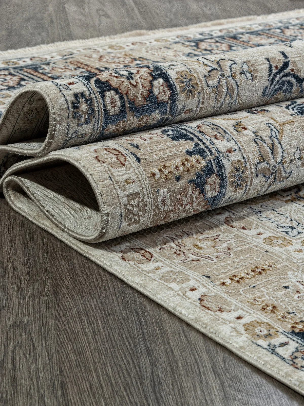 Классический ковер LISSABON SI061M - MULTI / BROWN полиэстер Турция