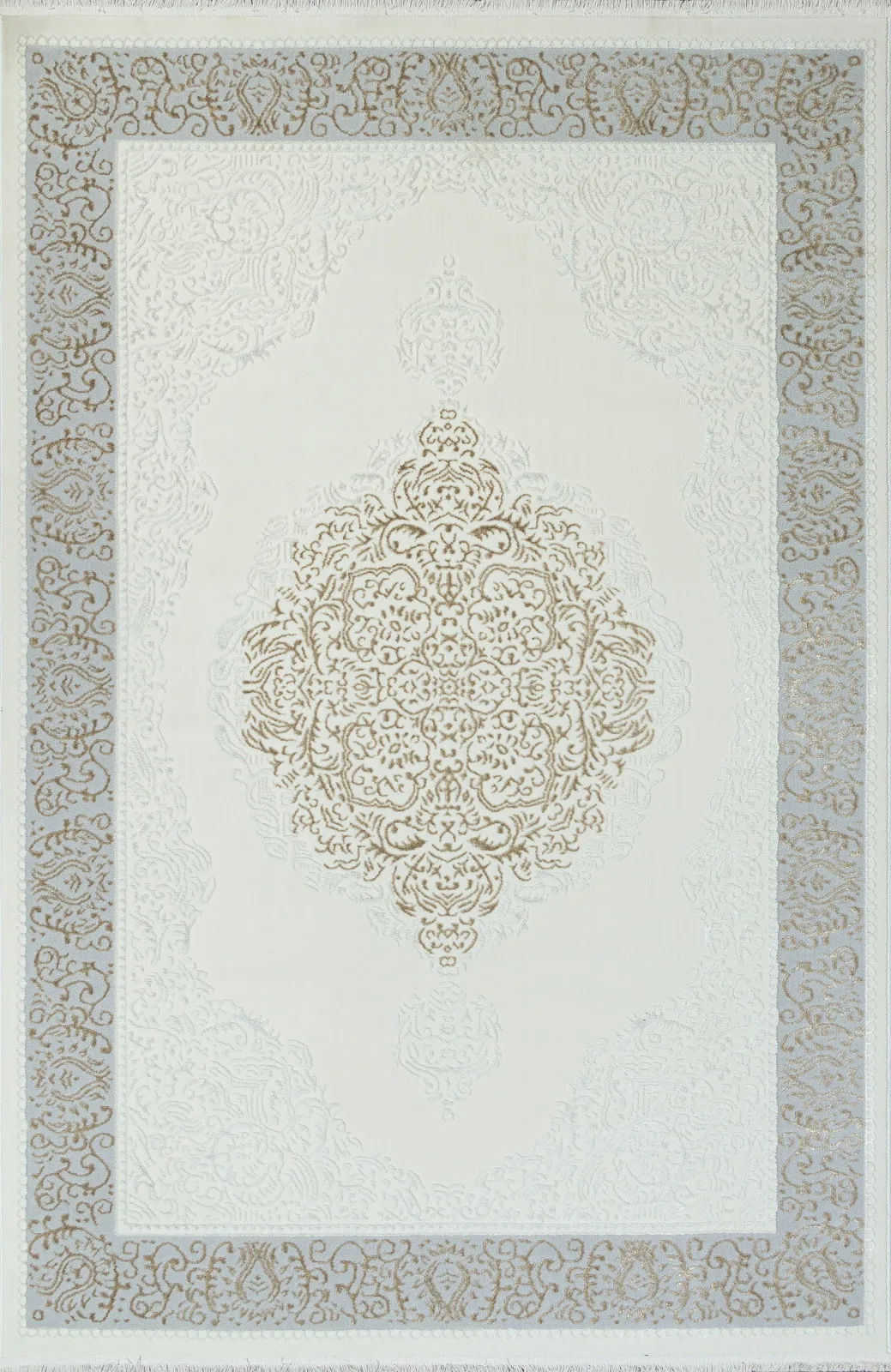 Классический ковер SAHARA 00759B - CREAM HB / BEIGE FDY полиэстер Турция