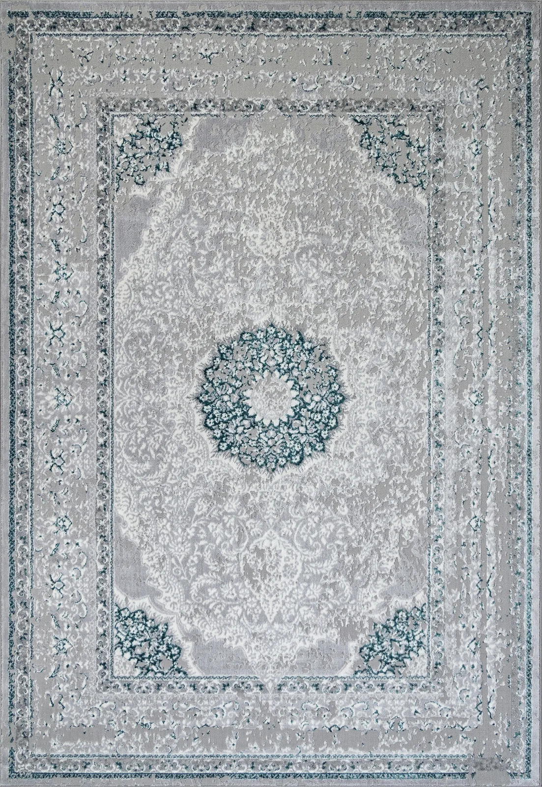 Классический ковер PALERMO F294 - GRAY Heat-set Россия