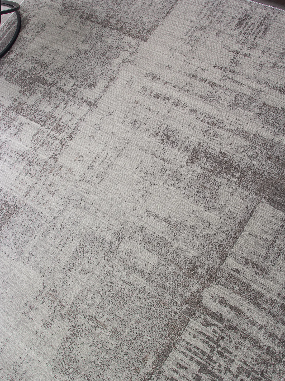 Современный ковер GRAFF F237 - GRAY-BEIGE Heat-set Россия