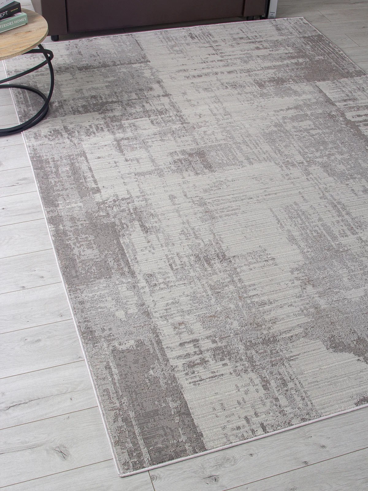 Современный ковер GRAFF F237 - GRAY-BEIGE Heat-set Россия