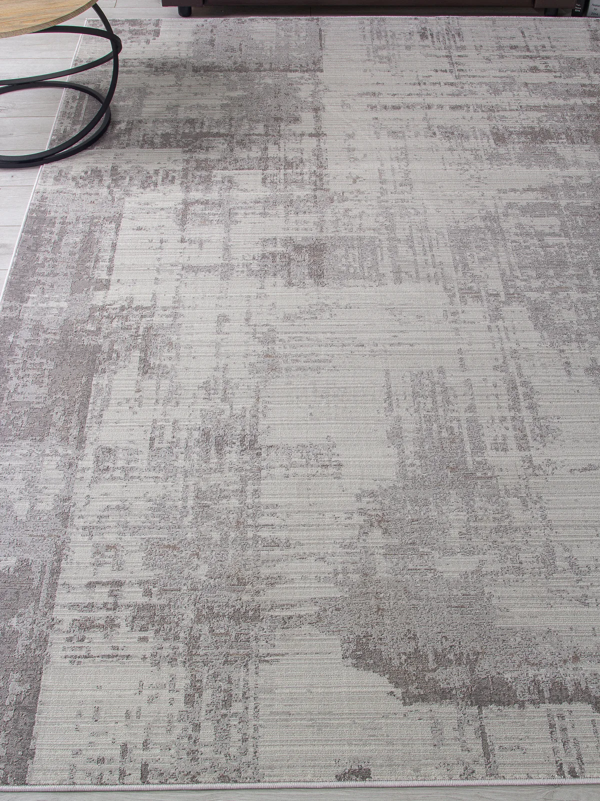 Современный ковер GRAFF F237 - GRAY-BEIGE Heat-set Россия