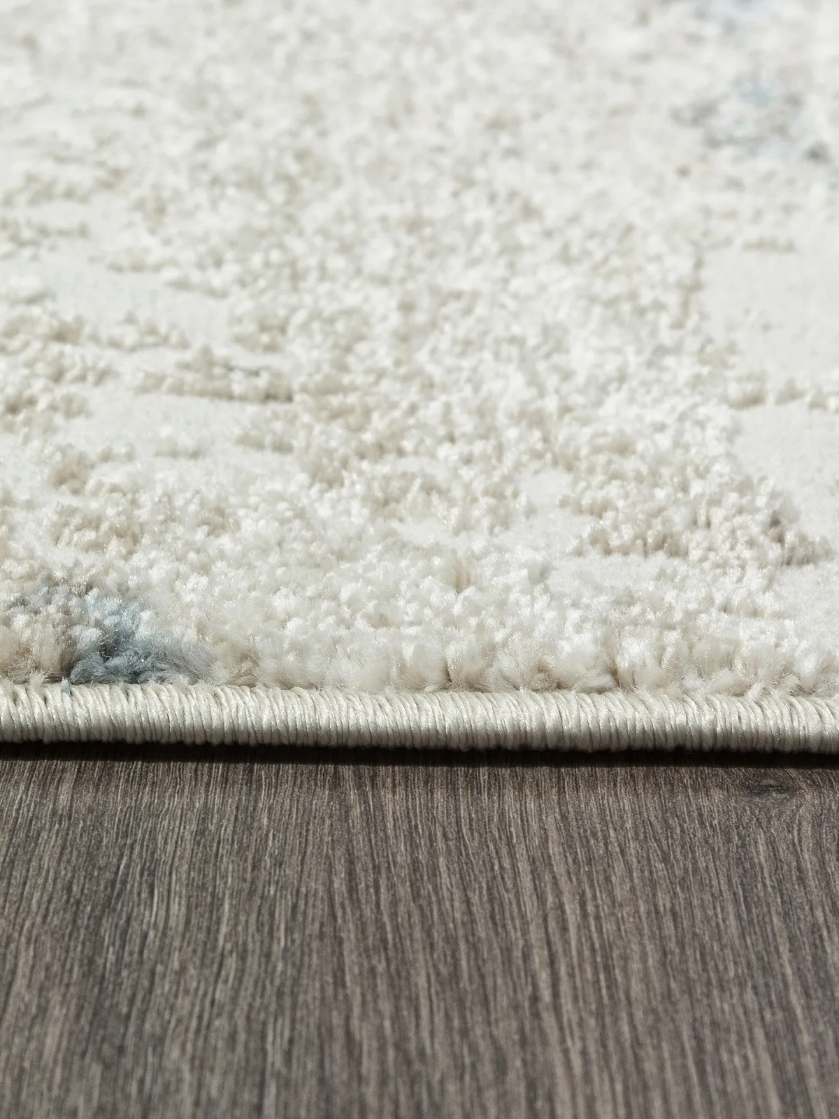Современный ковер NATUREL F232 - BEIGE-BLUE фризе Россия
