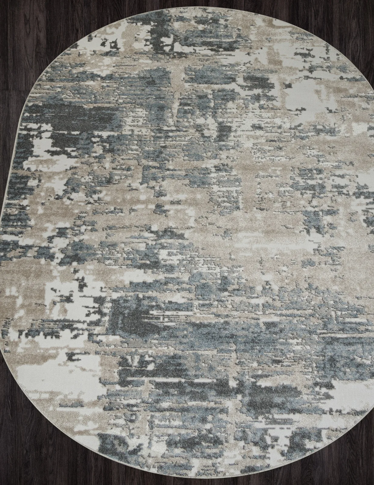 Современный ковер NATUREL F231 - BEIGE-BLUE фризе Россия