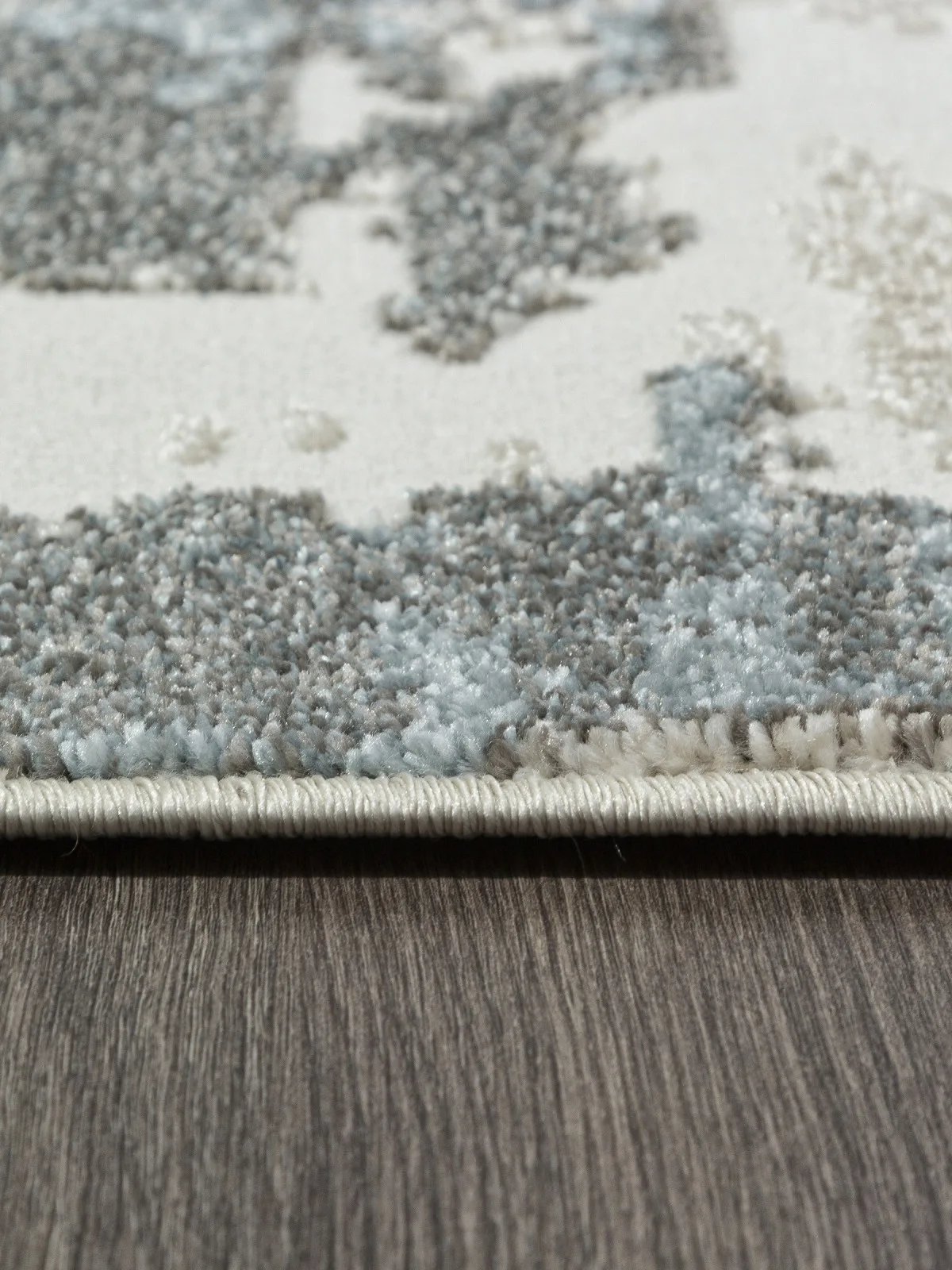 Современный ковер NATUREL F231 - BEIGE-BLUE фризе Россия