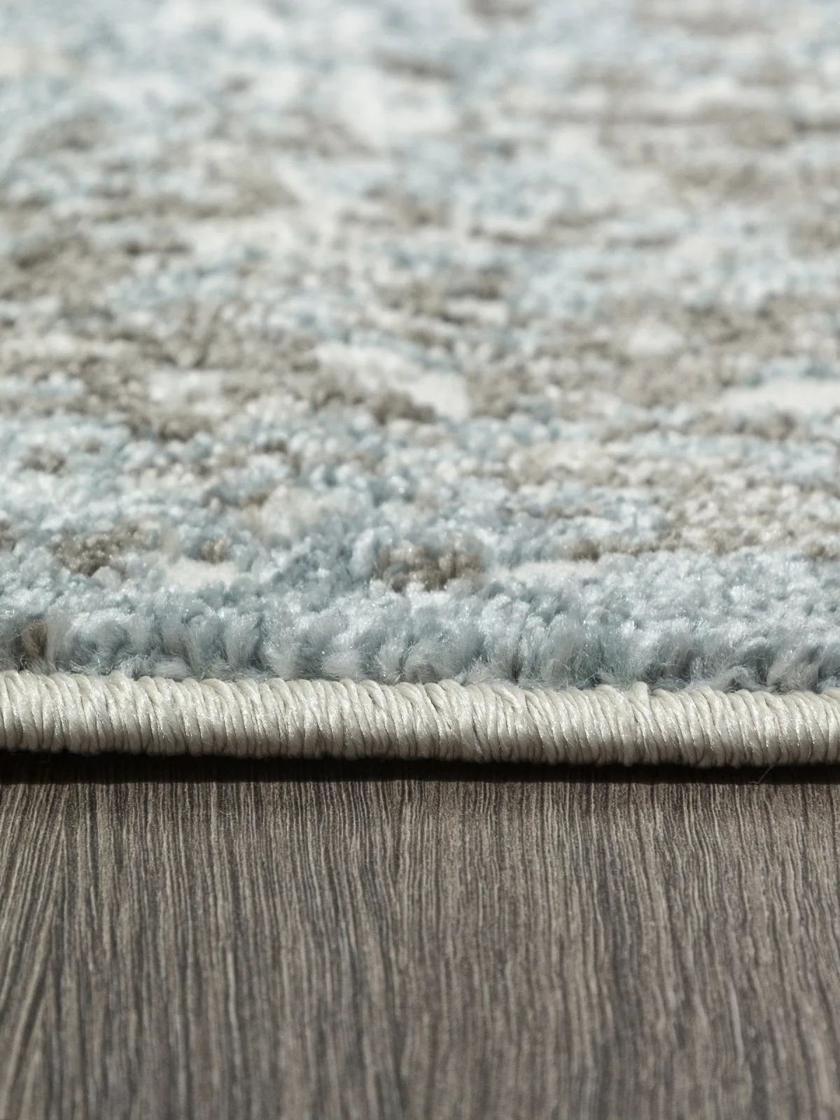 Современный ковер NATUREL F229 - BEIGE-BLUE фризе Россия
