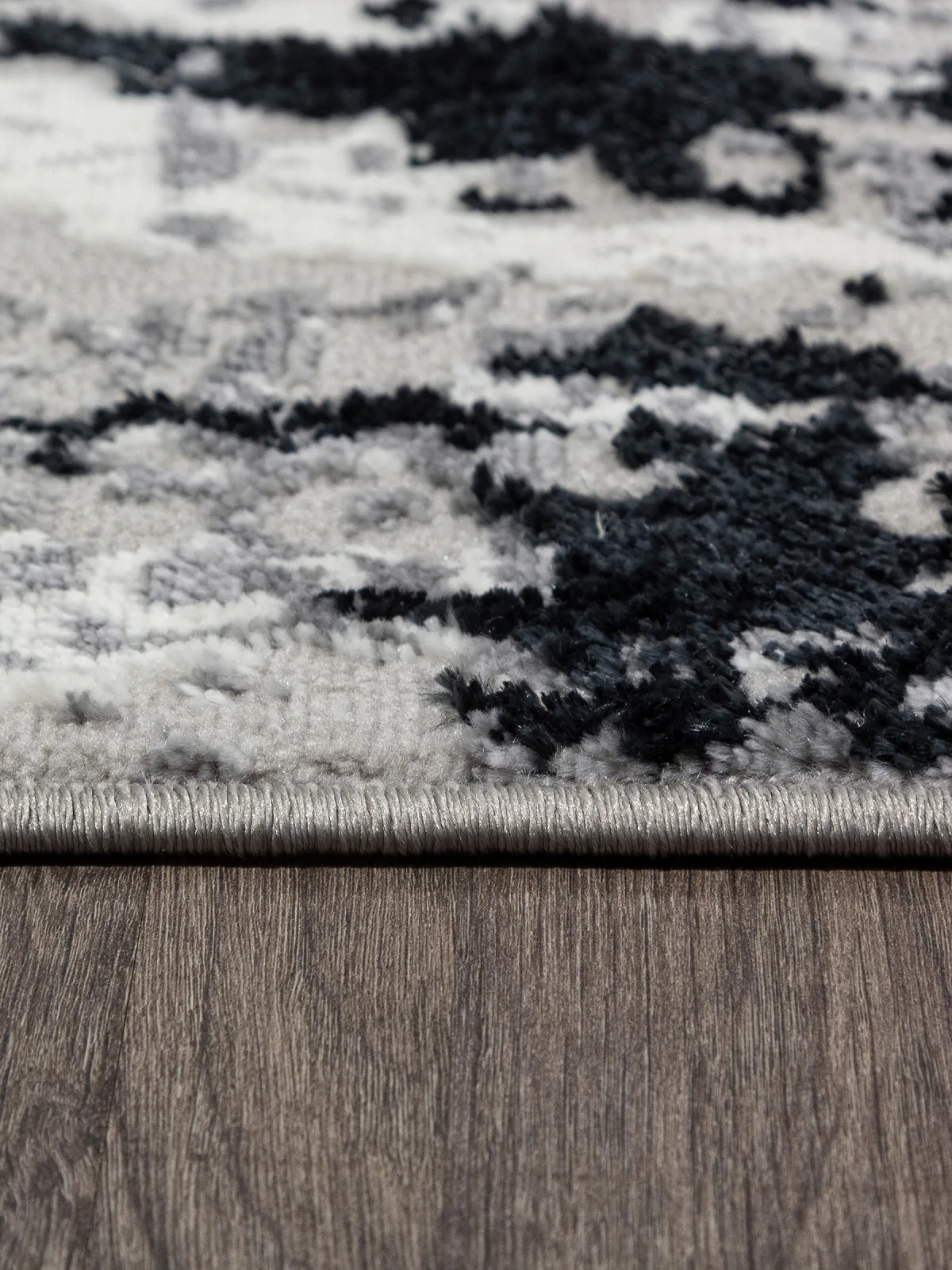 Современный ковер PALERMO F285 - DARK GRAY Heat-set Россия
