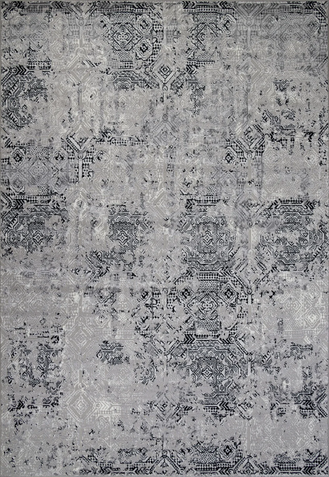 Винтажный ковер PALERMO F281 - DARK GRAY Heat-set Россия