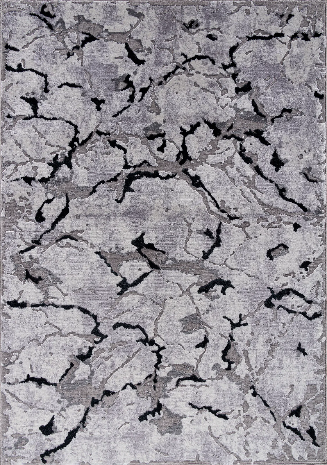 Современный ковер PALERMO F289 - DARK GRAY Heat-set Россия