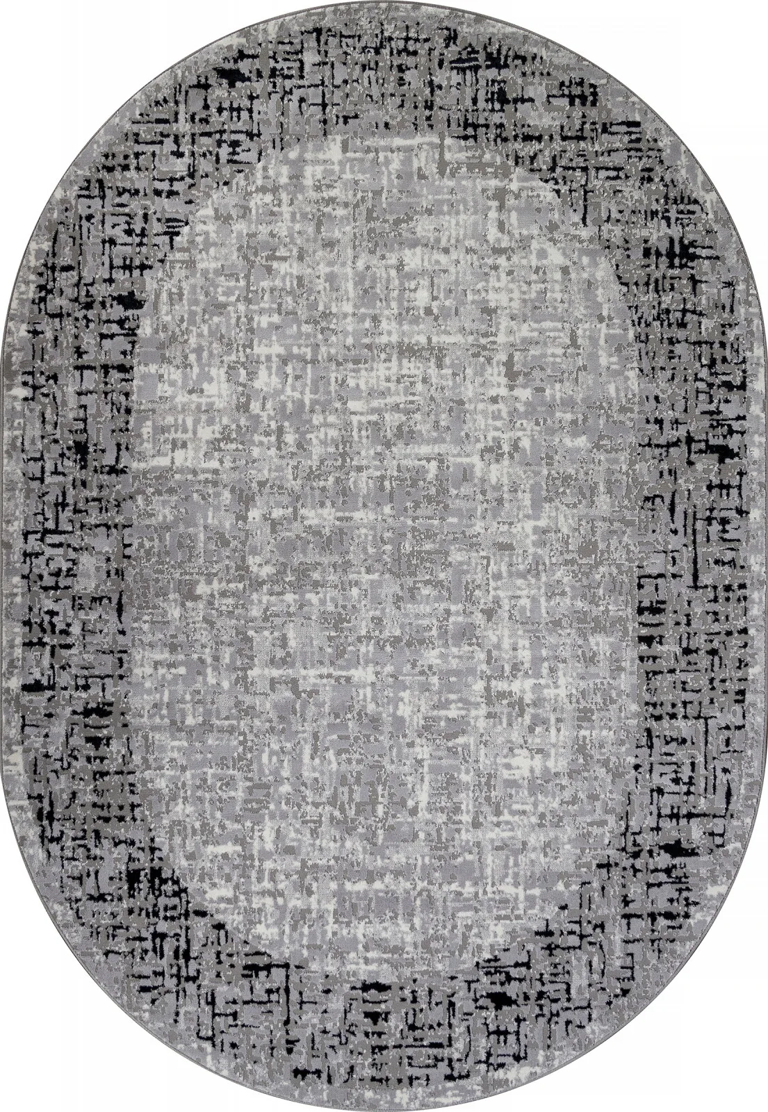 Современный ковер PALERMO F292 - DARK GRAY Heat-set Россия