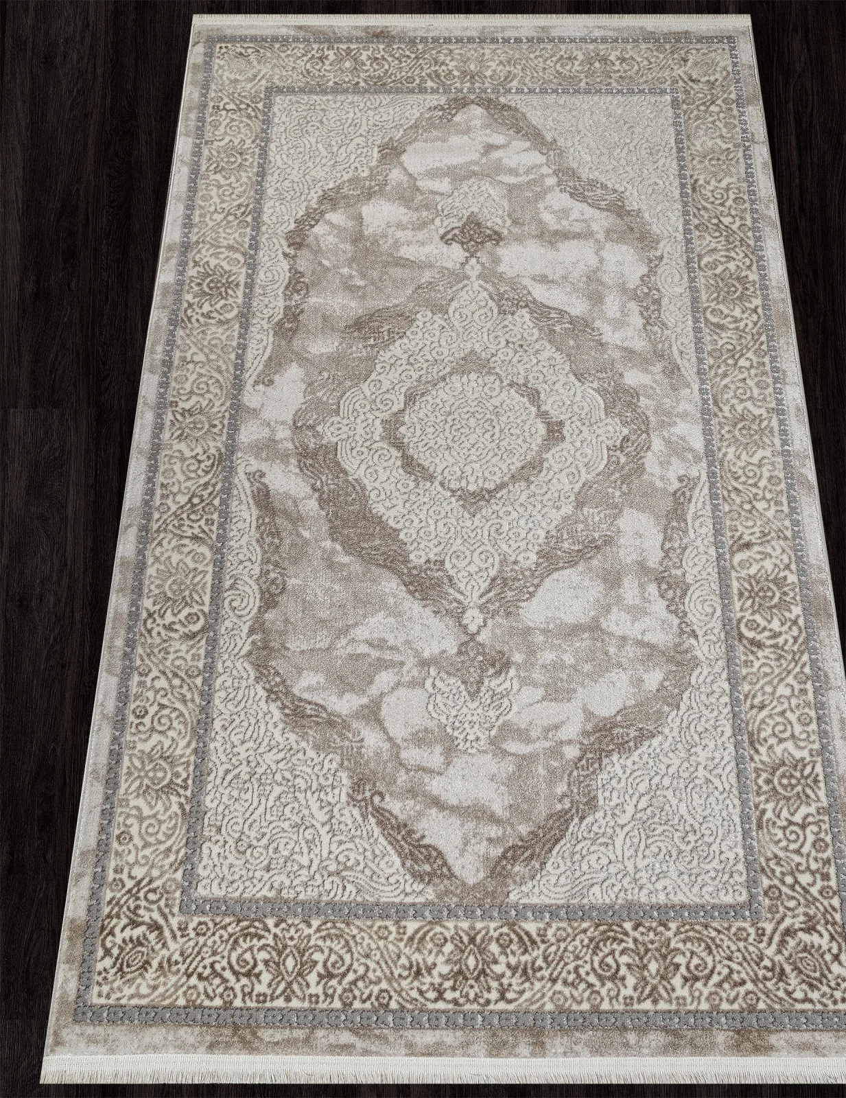 Классический ковер MARMARIS 26491B - CREAM / BEIGE Heat-set Турция