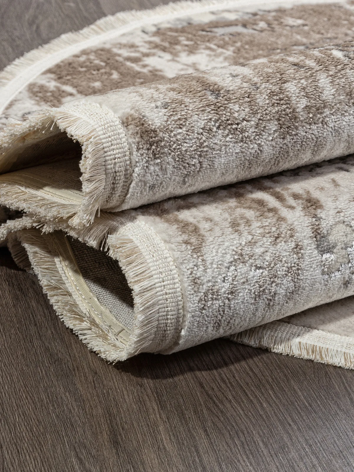 Винтажный ковер MARMARIS 26925A - GRY / D.BEIGE Heat-set Турция