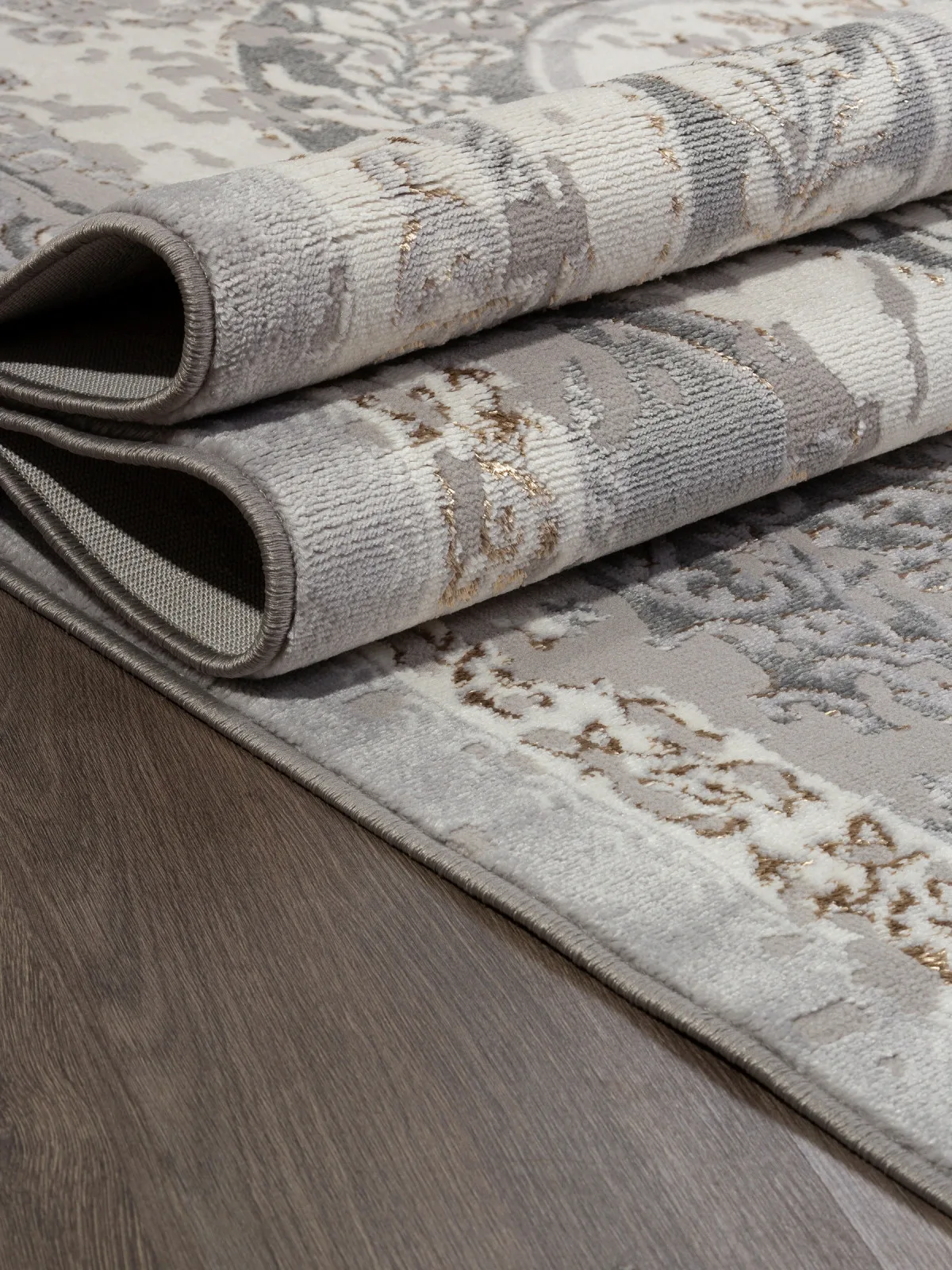 Классический ковер PALERMO F290 - GRAY-GREEN Heat-set Россия