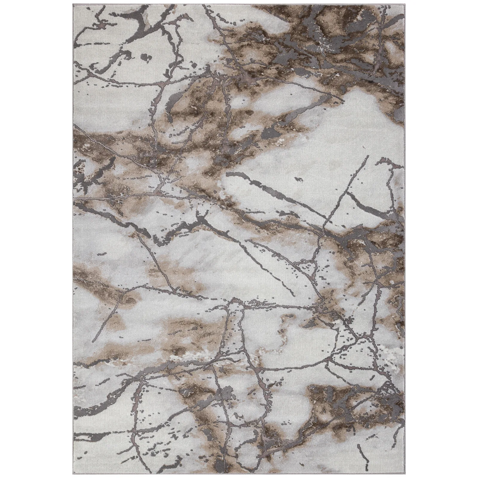 Современный ковер GRAFF 2370 - GRAY-BEIGE Heat-set Россия