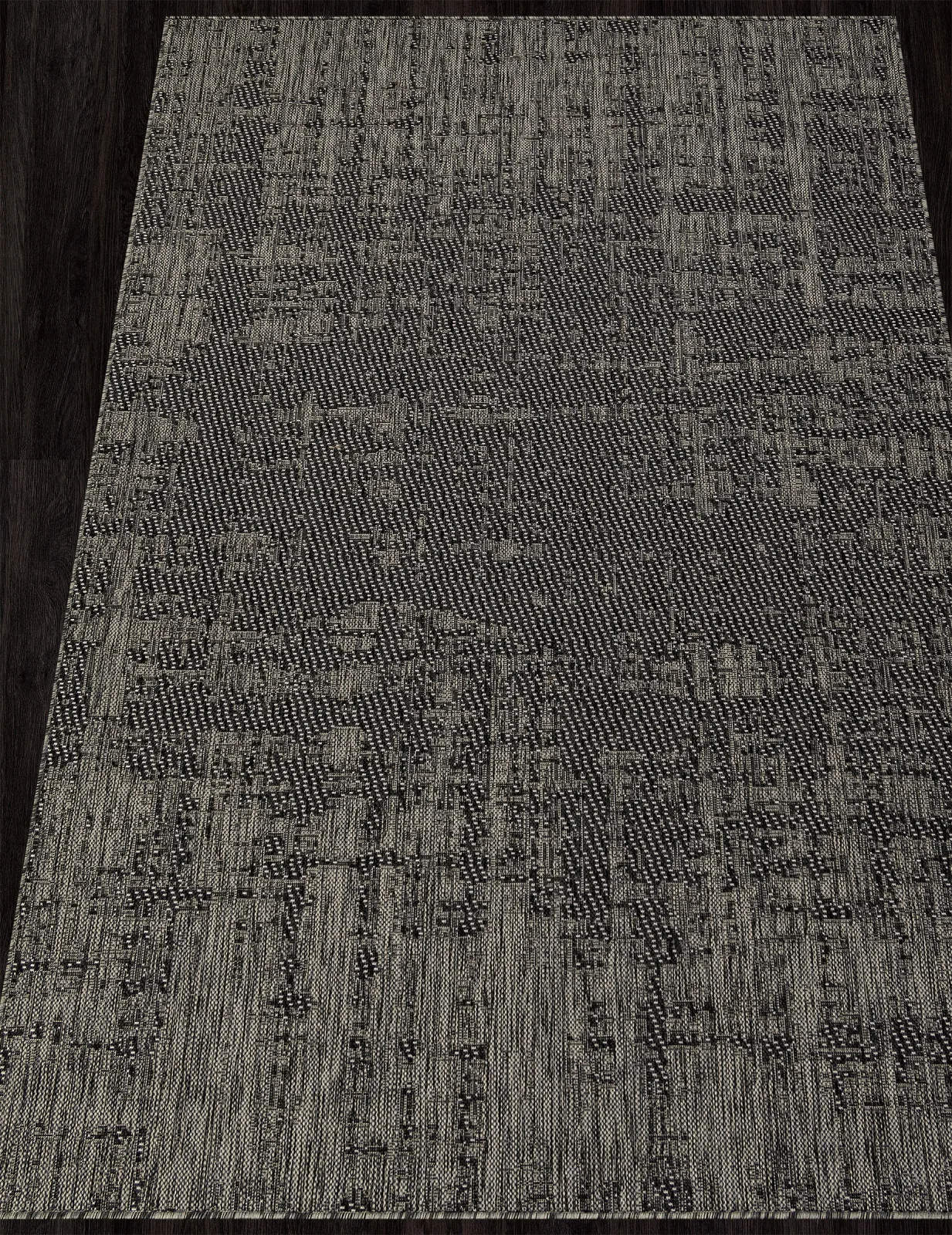 Современная циновка KAIR S131 - BLACK-GRAY полипропилен Россия