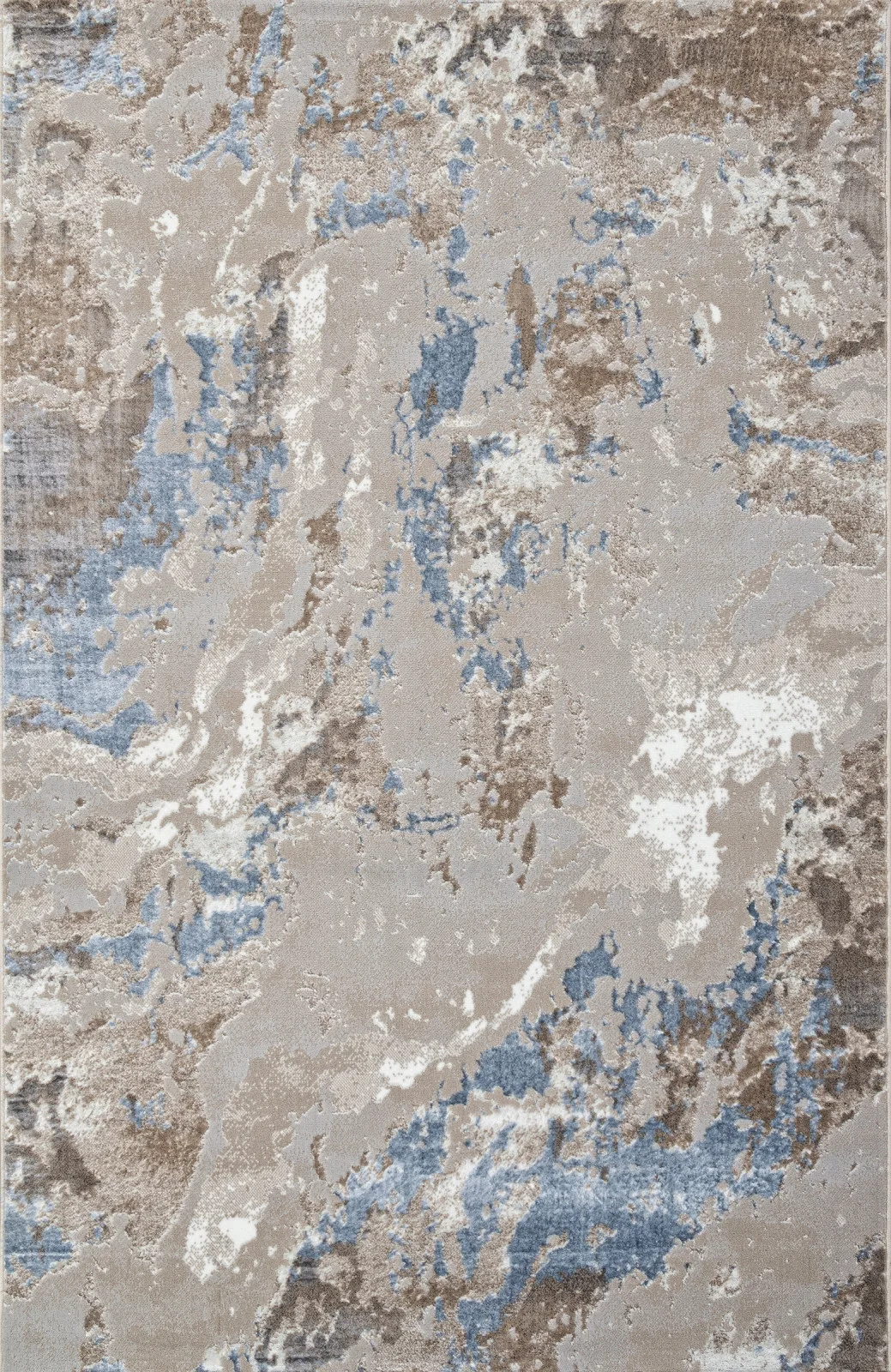 Современный ковер PARADIZE 00085A - L.BLUE / BEIGE полиэстер Турция