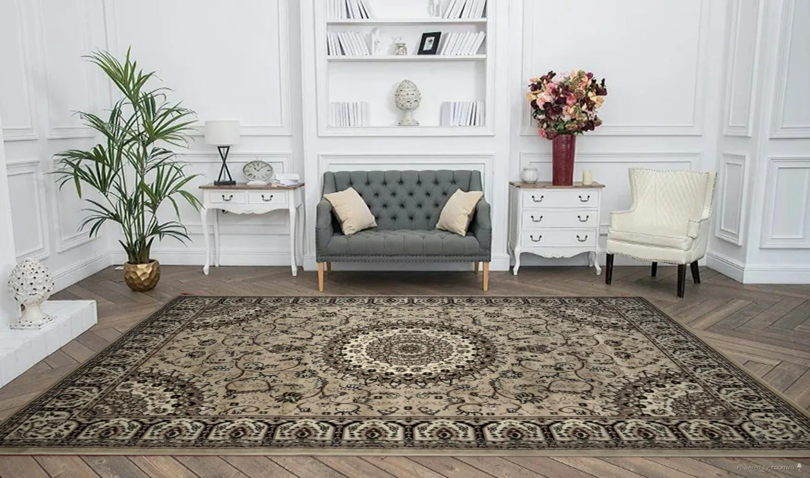 Классический ковер GAVANA D409 - BEIGE BCF Россия