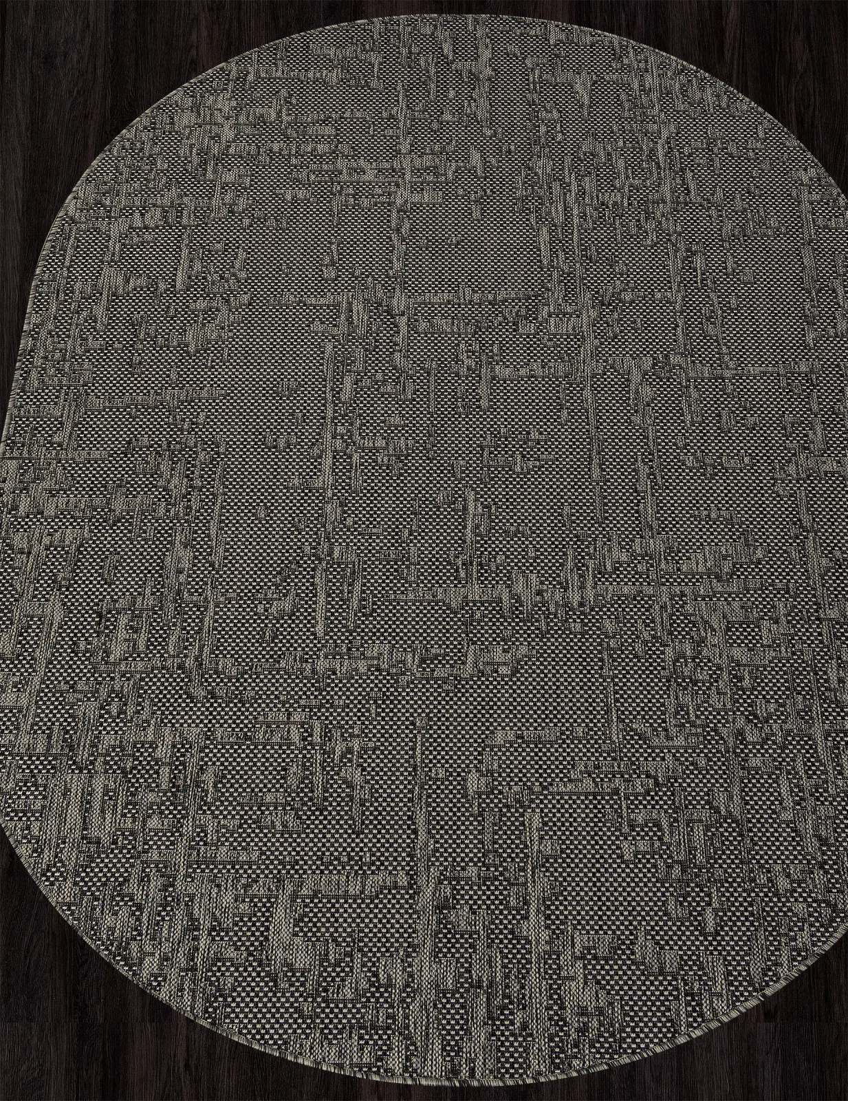 Современная циновка KAIR S136 - BLACK-GRAY полипропилен Россия