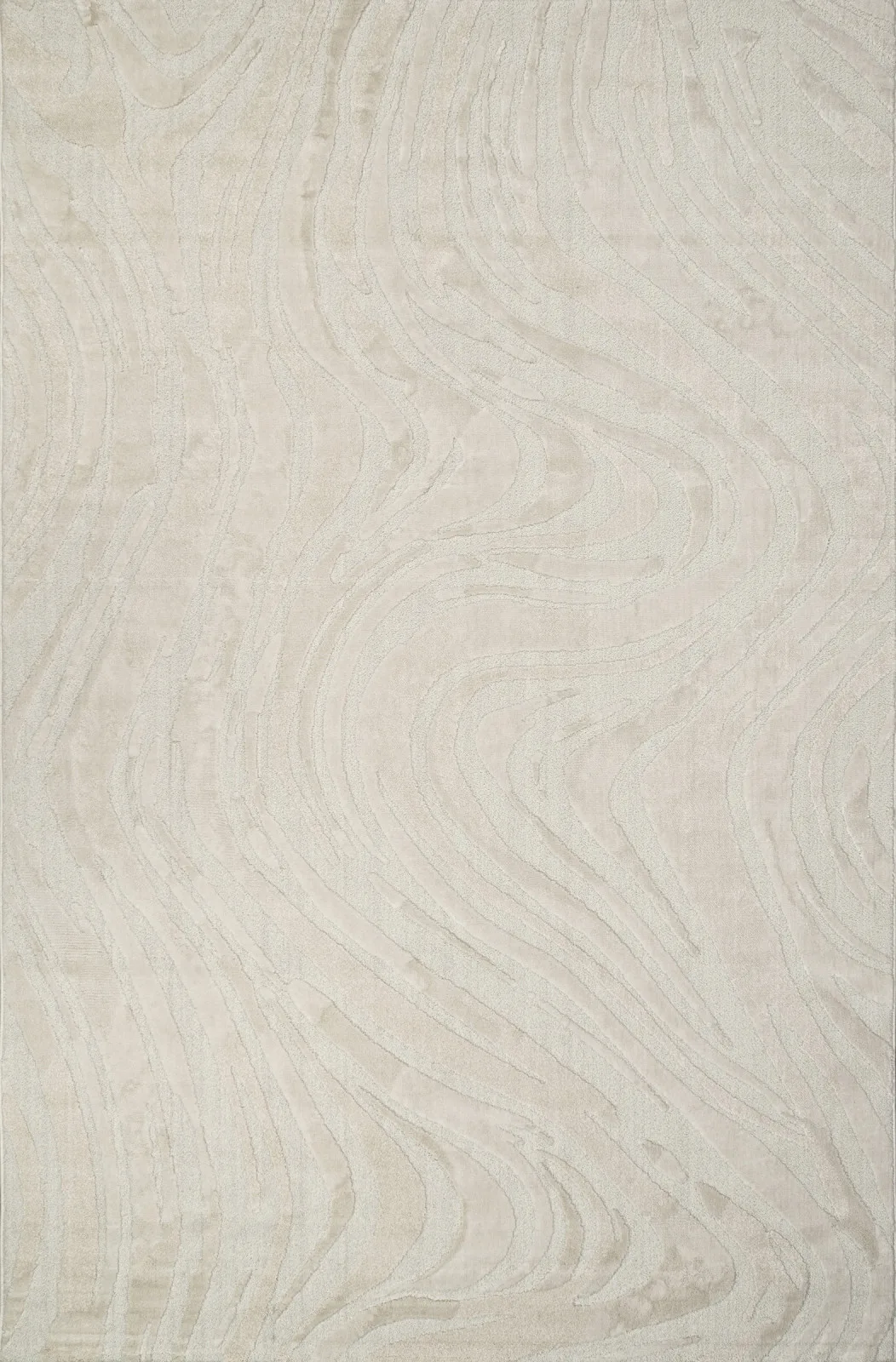 Минимализм ковер TURIN D336A - KREM COKEN / HEATSET KREM фризе Турция