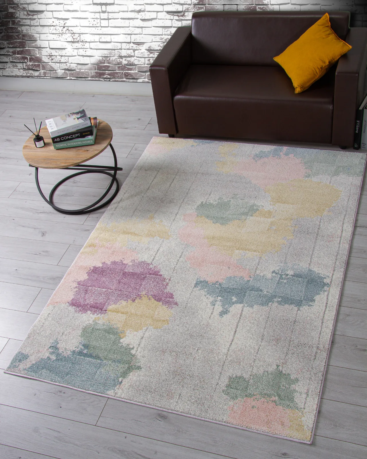 Современный ковер IZUMRUD C046 - LIGHT CREAM фризе Россия