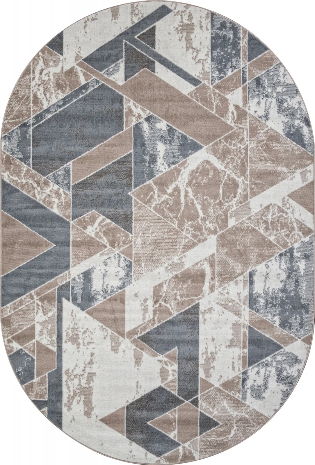 Современный ковер SIERRA F354 - BEIGE-BLUE BCF Россия