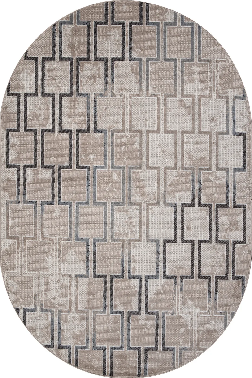 Современный ковер SIERRA F353 - BEIGE-BLUE BCF Россия