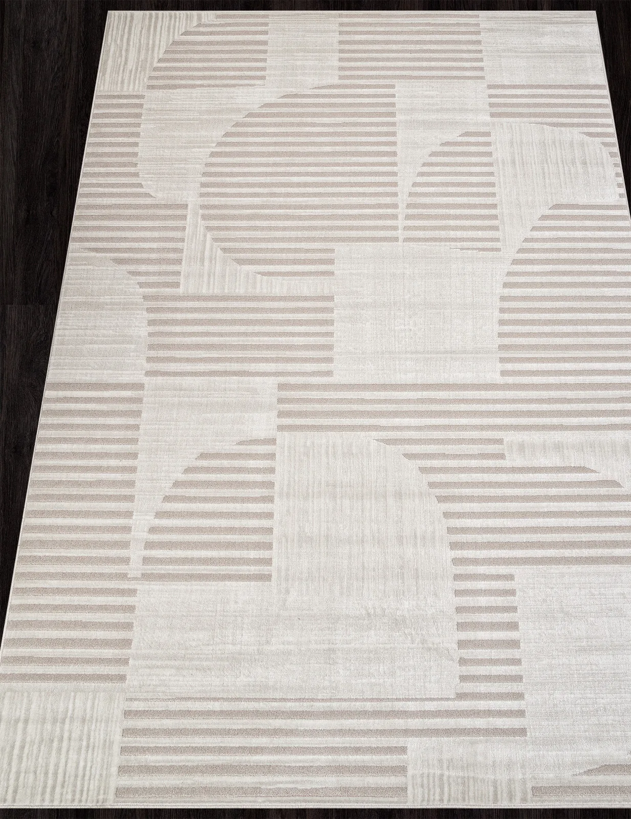 Минимализм ковер DIOS F440 - CREAM Heat-set Россия