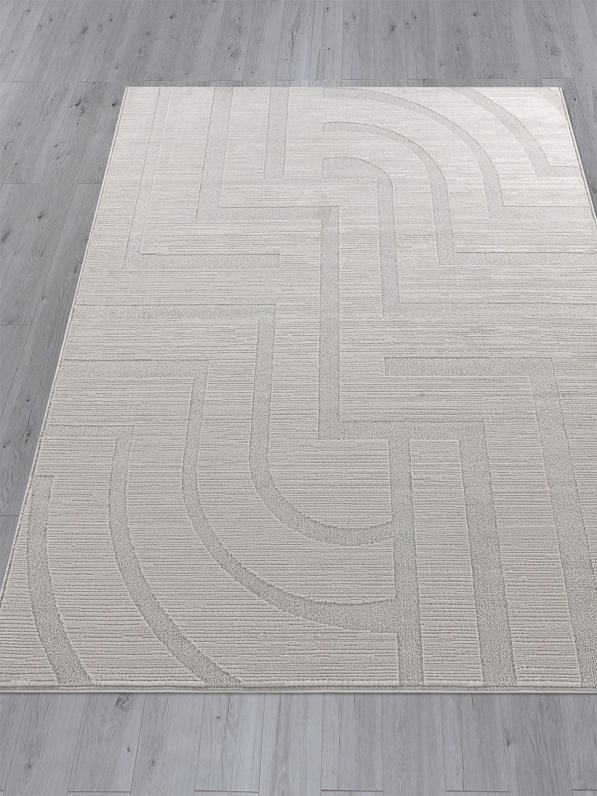 Минимализм ковер DIOS F439 - GRAY Heat-set Россия