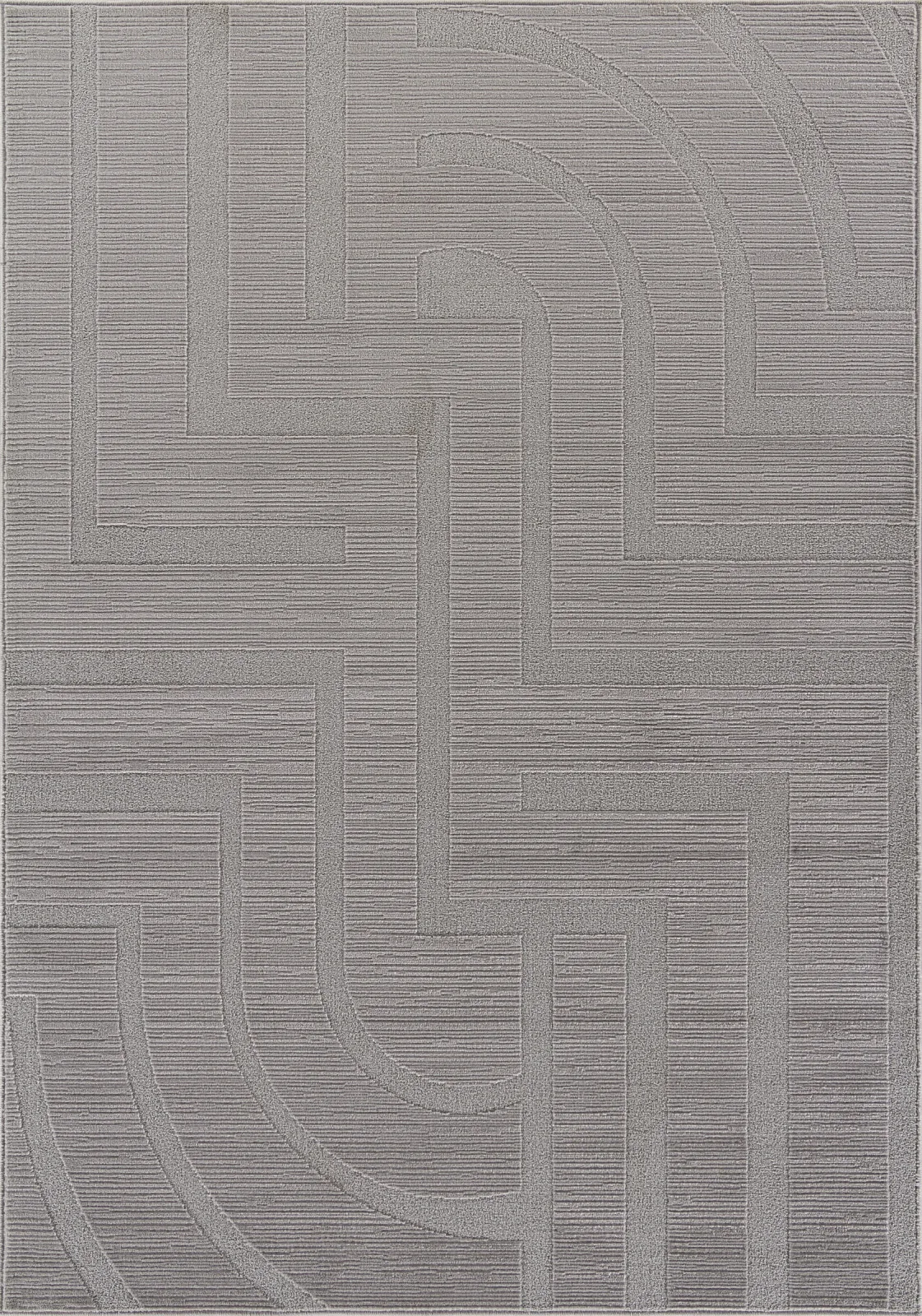Минимализм ковер DIOS F439 - GRAY Heat-set Россия