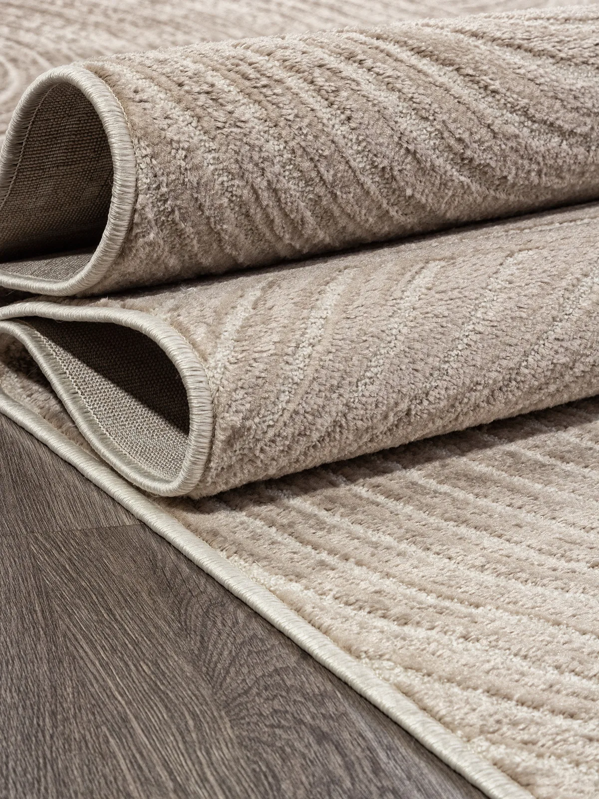 Современный ковер DIOS F410 - BEIGE Heat-set Россия