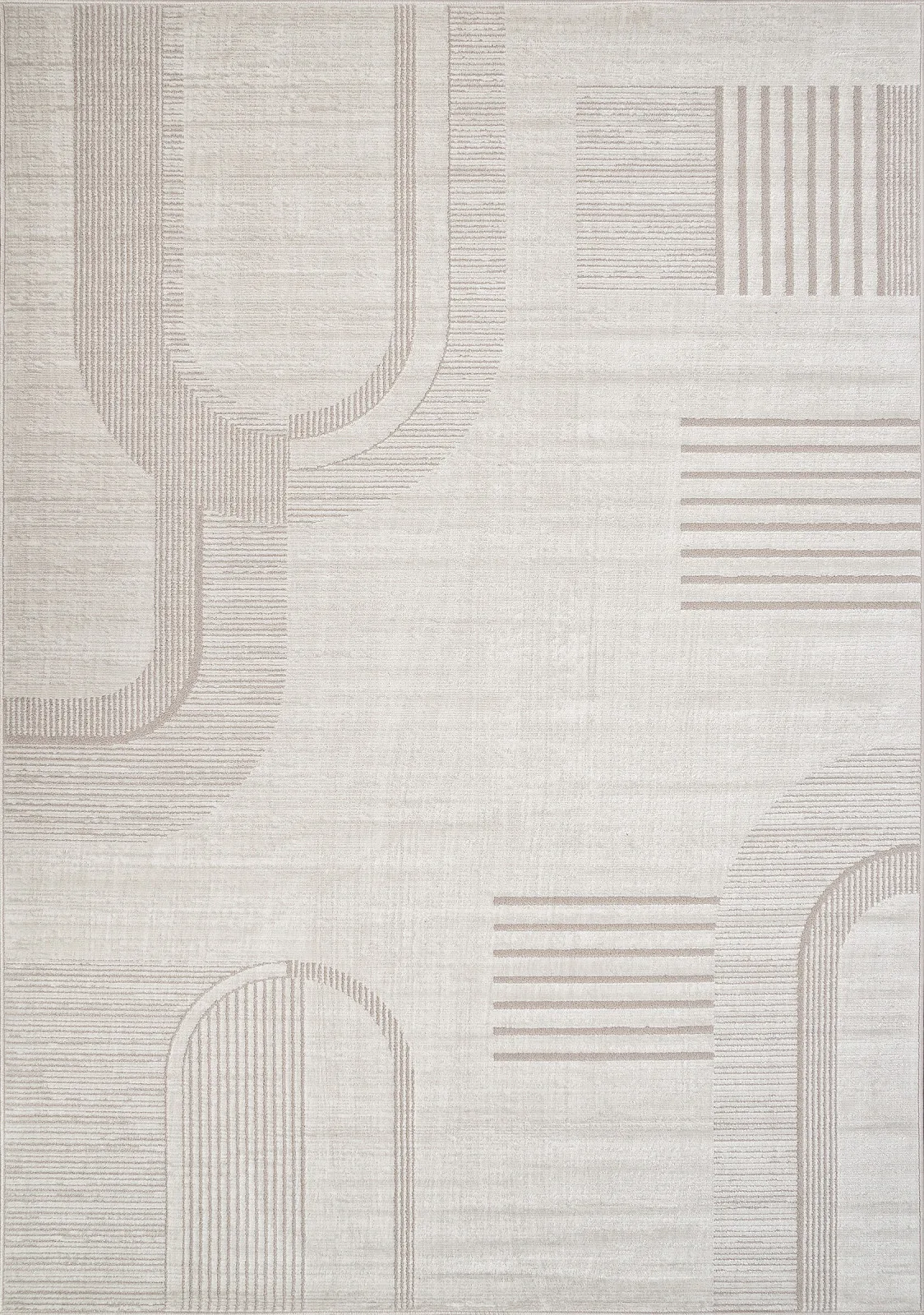 Минимализм ковер DIOS F437 - CREAM Heat-set Россия