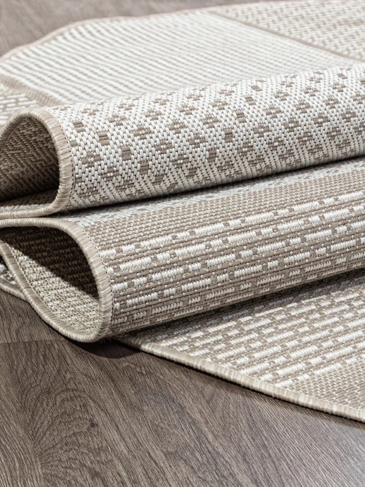 Современная циновка KAIR S139 - BEIGE полипропилен Россия