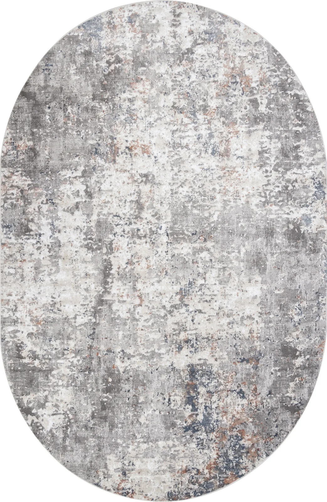 Винтажный ковер KIRKE 02945A - BLUE / BEIGE полиэстер Турция