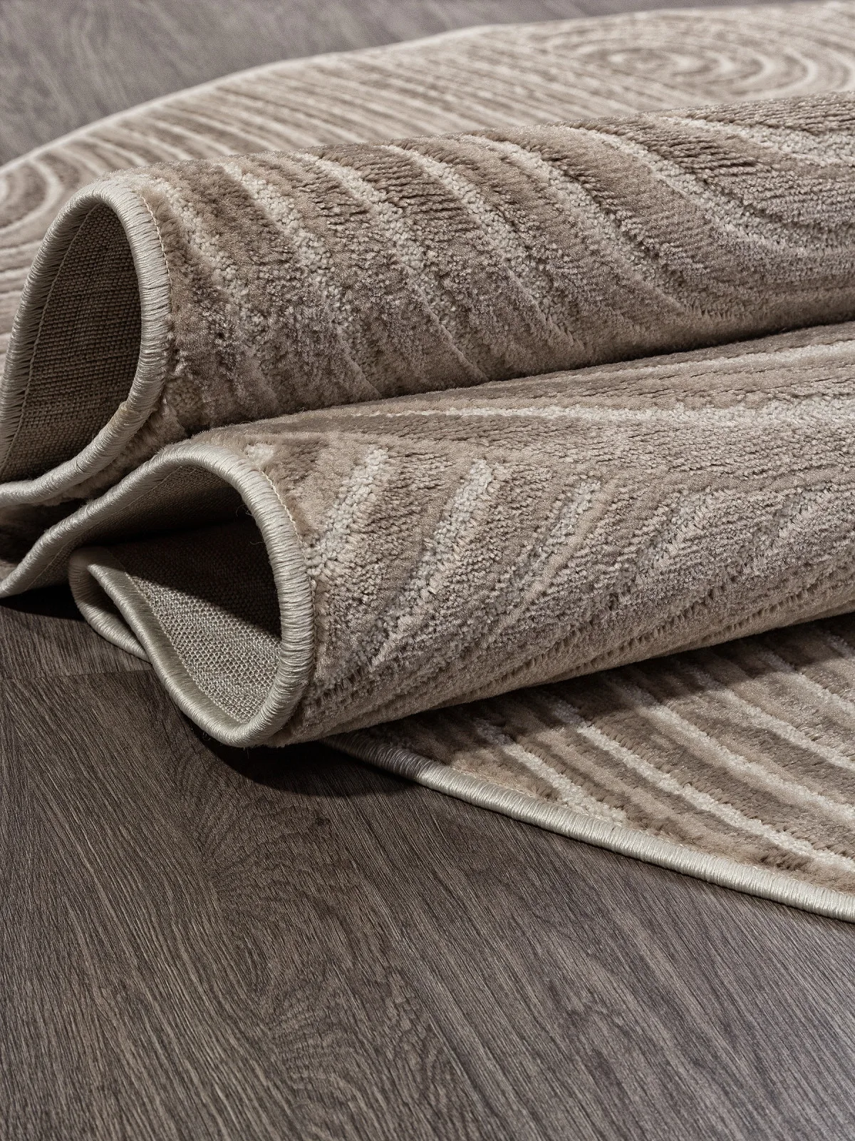 Современный ковер DIOS F410 - BEIGE Heat-set Россия