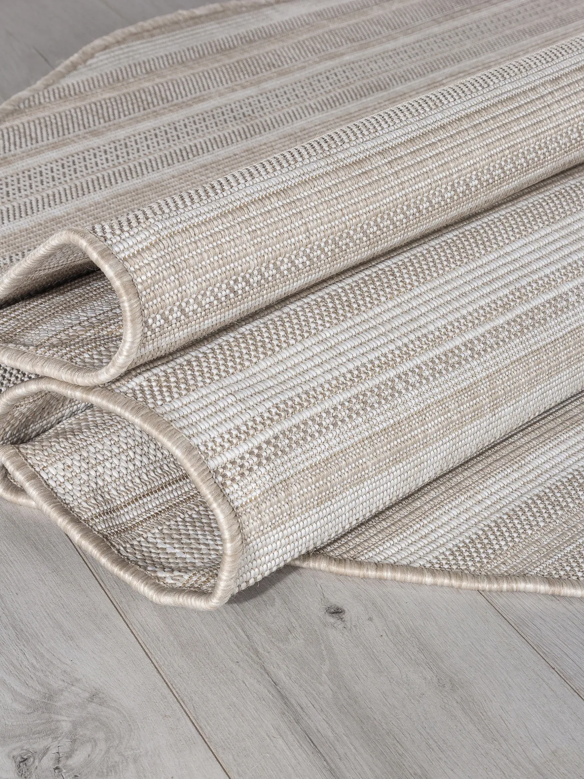 Минималистичная циновка KAIR S146 - BEIGE полипропилен Россия