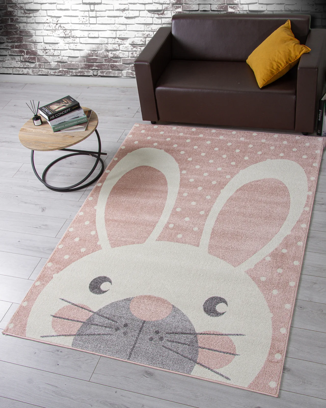 Детский ковер IZUMRUD 2341 - LIGHT PINK фризе Россия