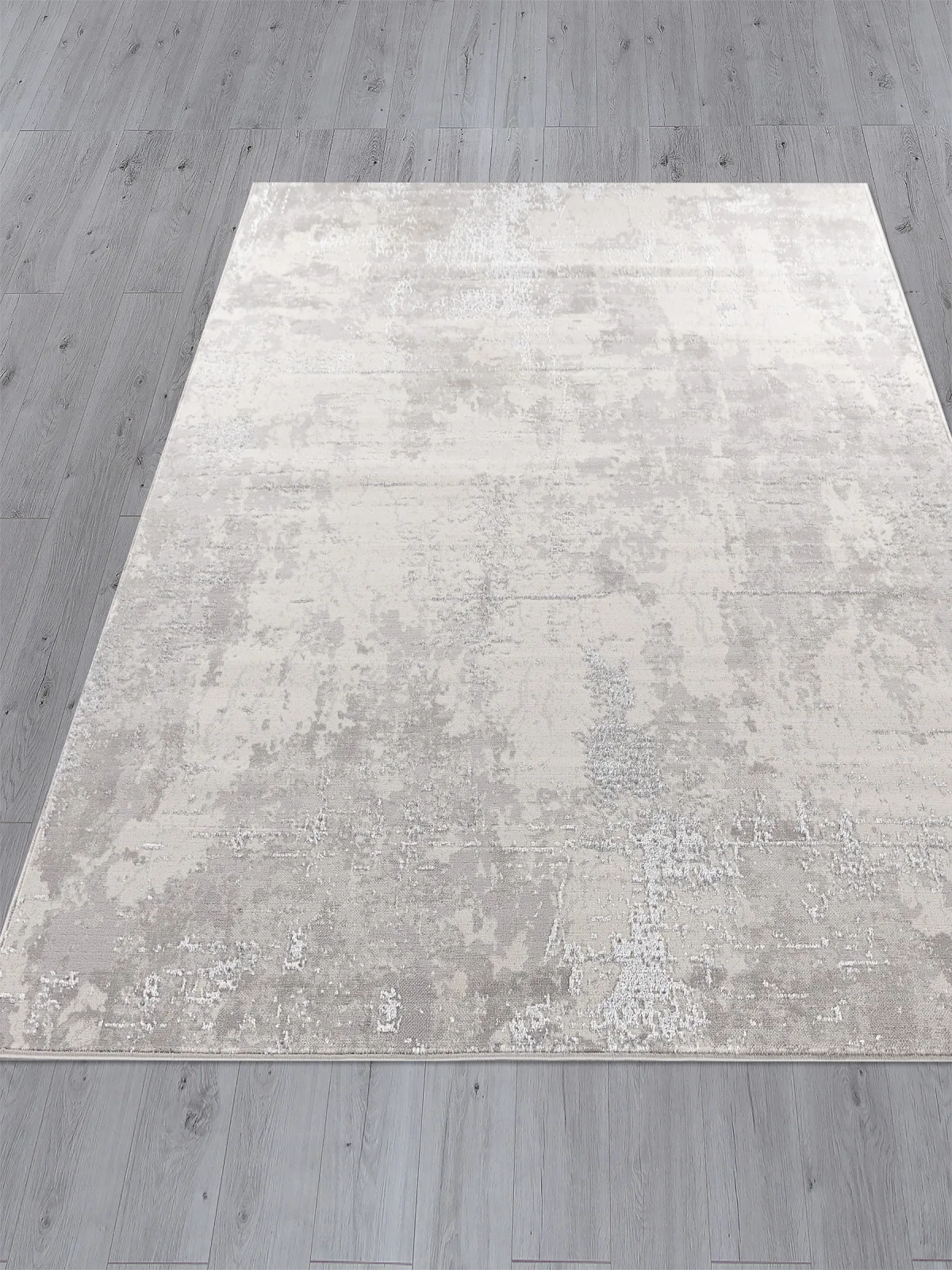 Современный ковер LIMAN F169 - CREAM-GRAY полиэстер Россия