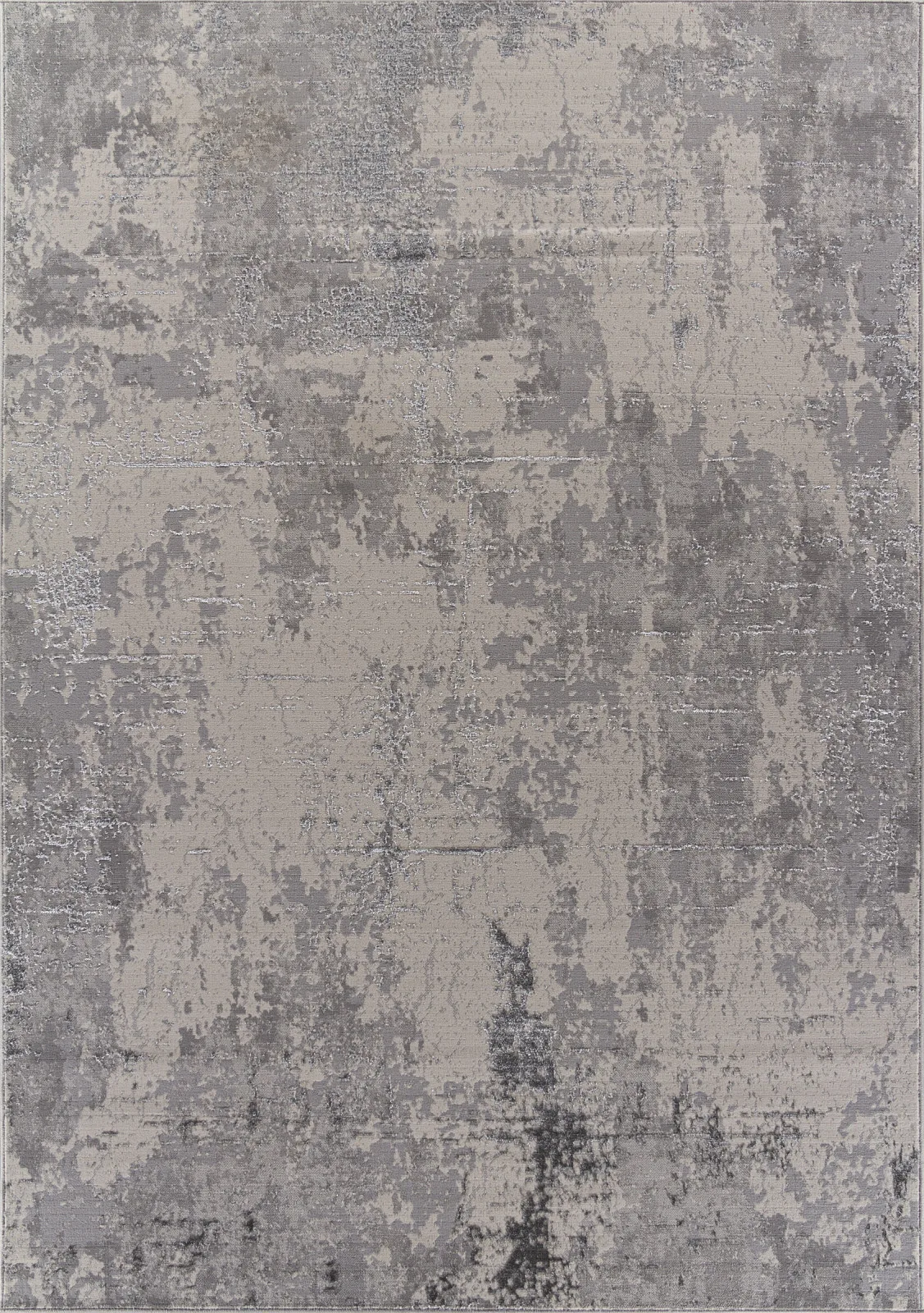 Современный ковер LIMAN F169 - CREAM-GRAY полиэстер Россия