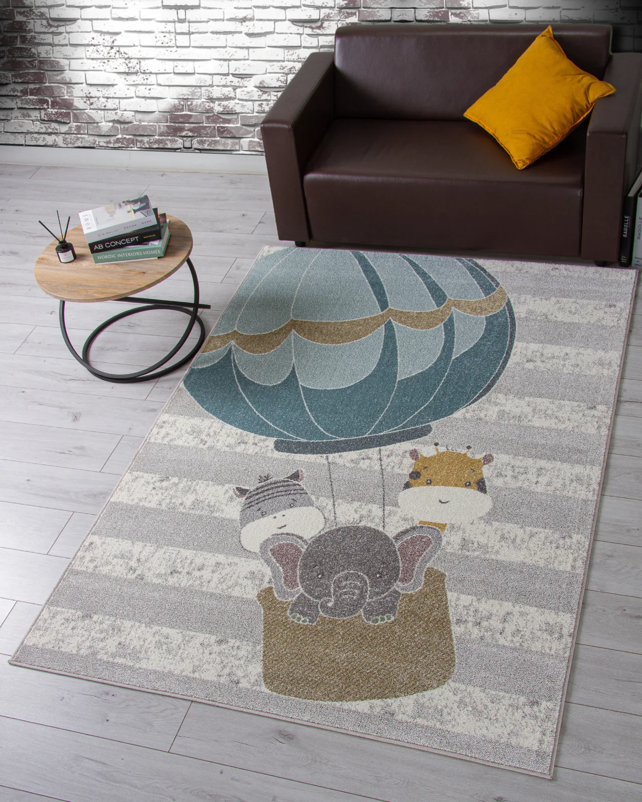 Детский ковер IZUMRUD F263 - LIGHT GRAY фризе Россия