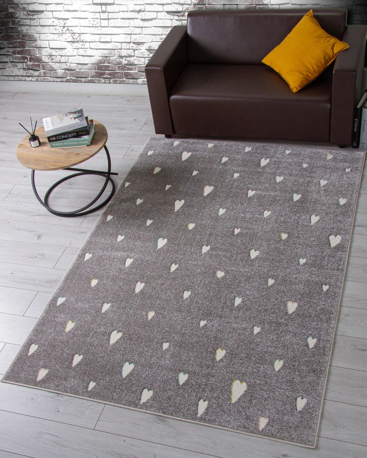 Современный ковер IZUMRUD C210 - LIGHT GRAY фризе Россия