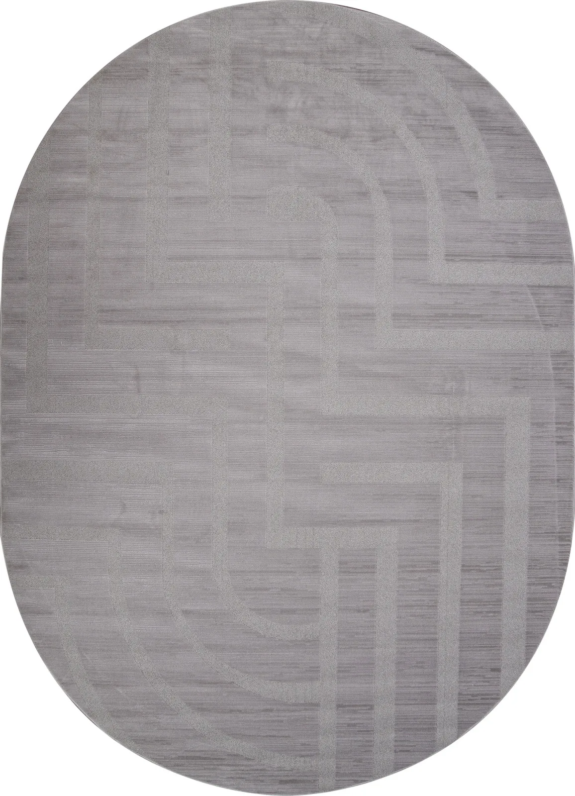 Минимализм ковер DIOS F439 - GRAY Heat-set Россия