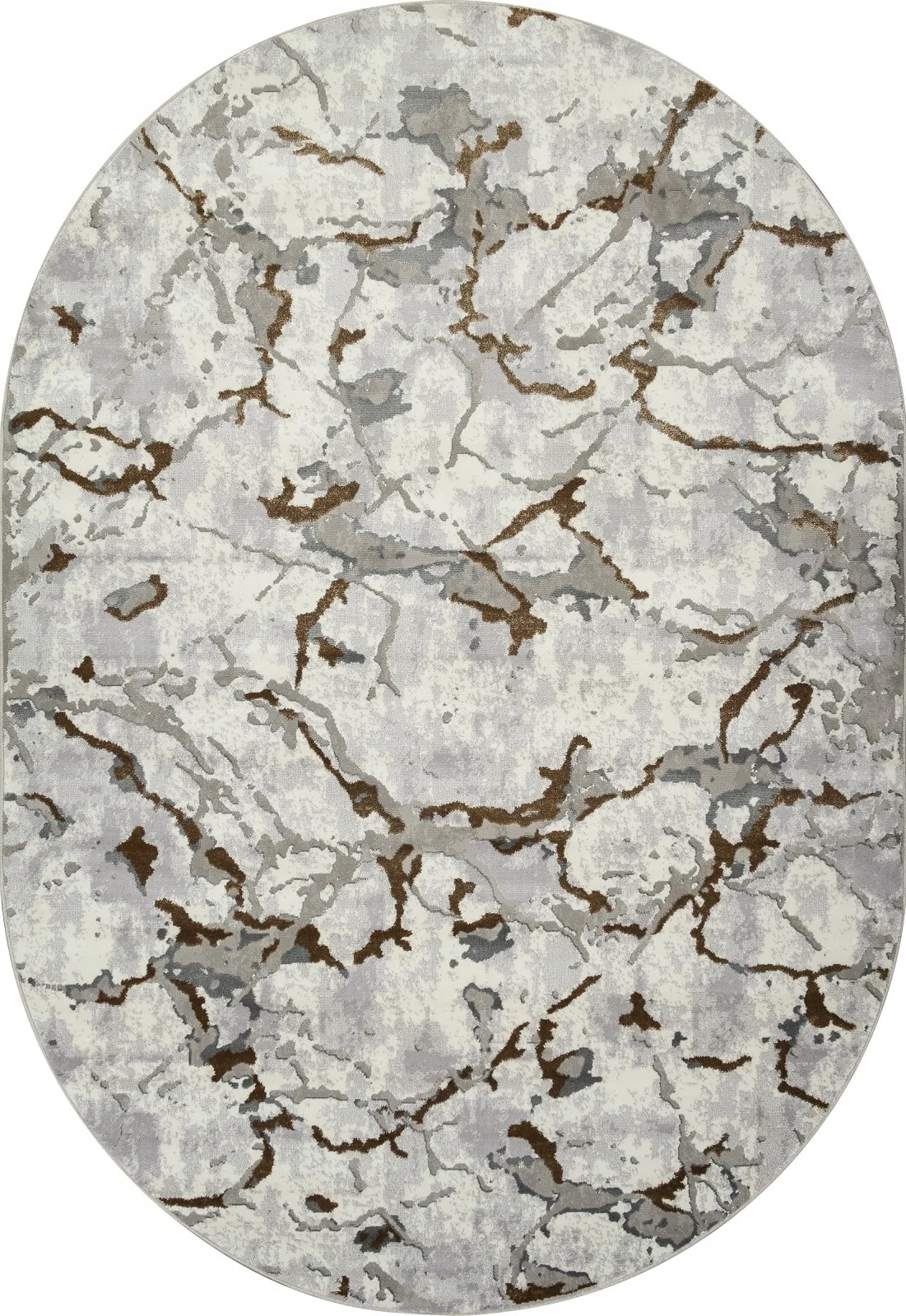 Современный ковер PALERMO F289 - GRAY-GREEN Heat-set Россия
