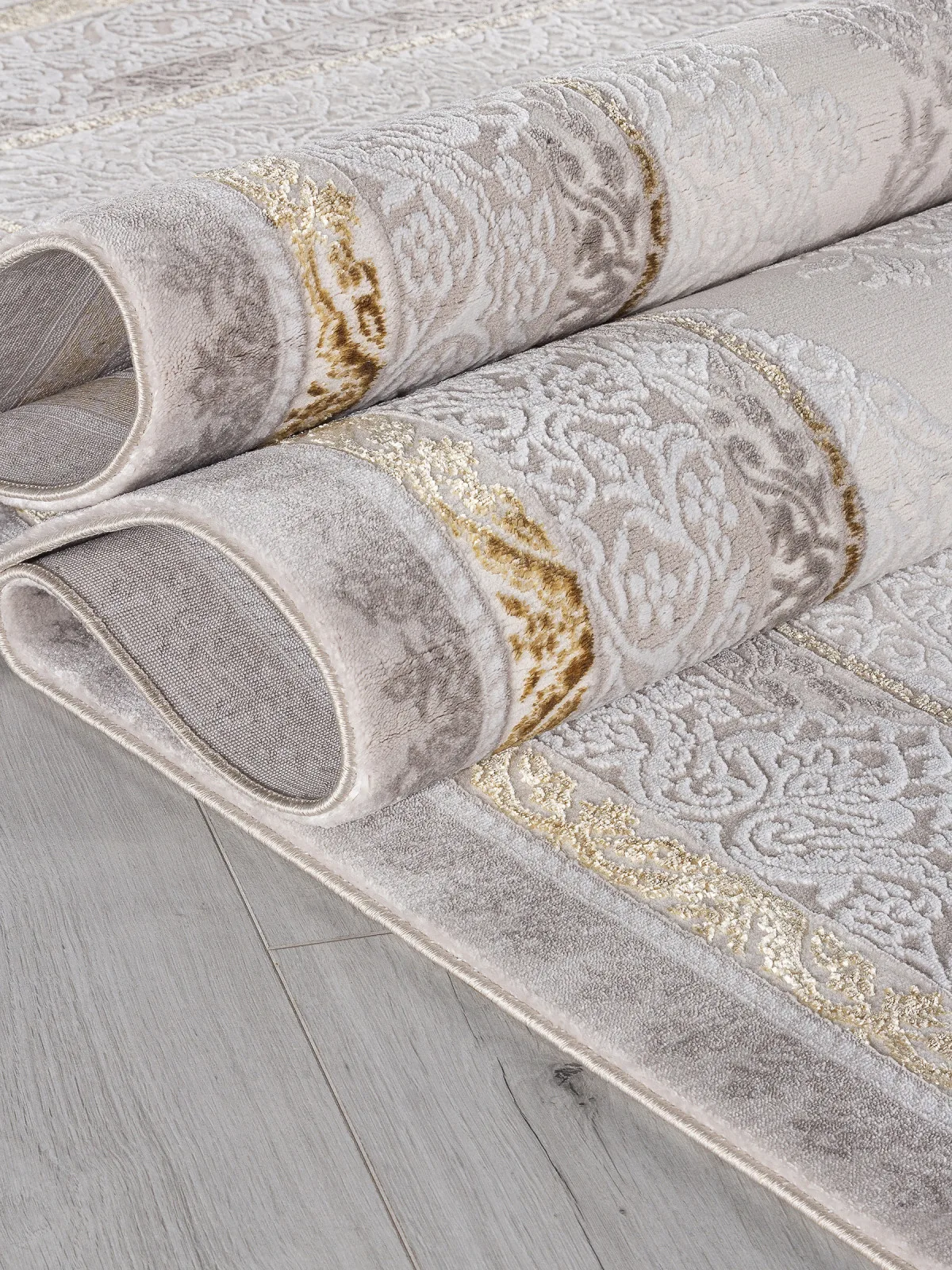 Классический ковер NENSI GL037E - BROWN / BROWN Heat-set Турция