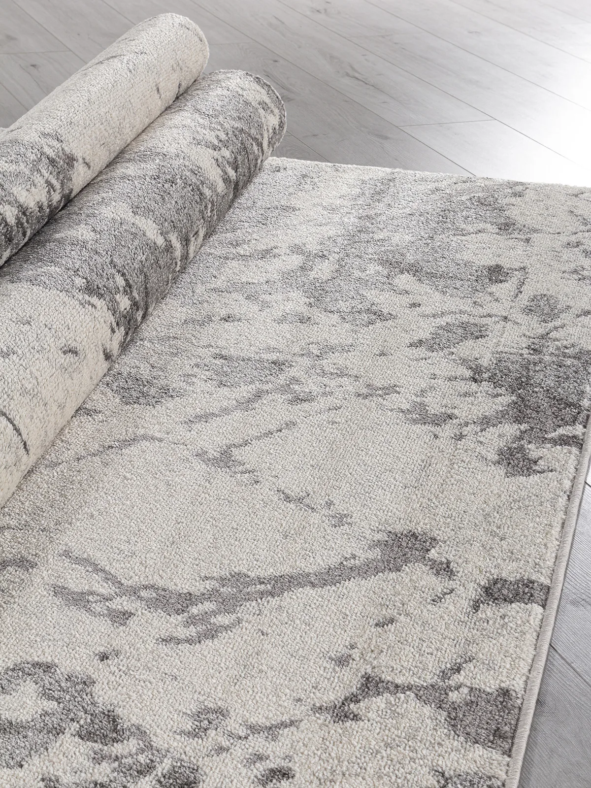 Современный ковер MILEDY MP18 - GRAY фризе Россия