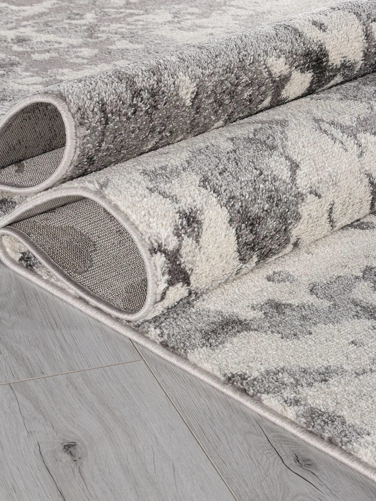 Современный ковер MILEDY MP18 - GRAY фризе Россия