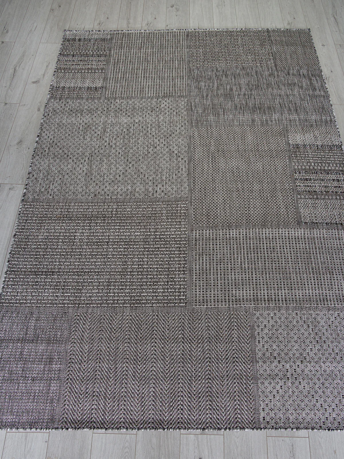 Современная циновка KAIR S139 - DARK GRAY полипропилен Россия