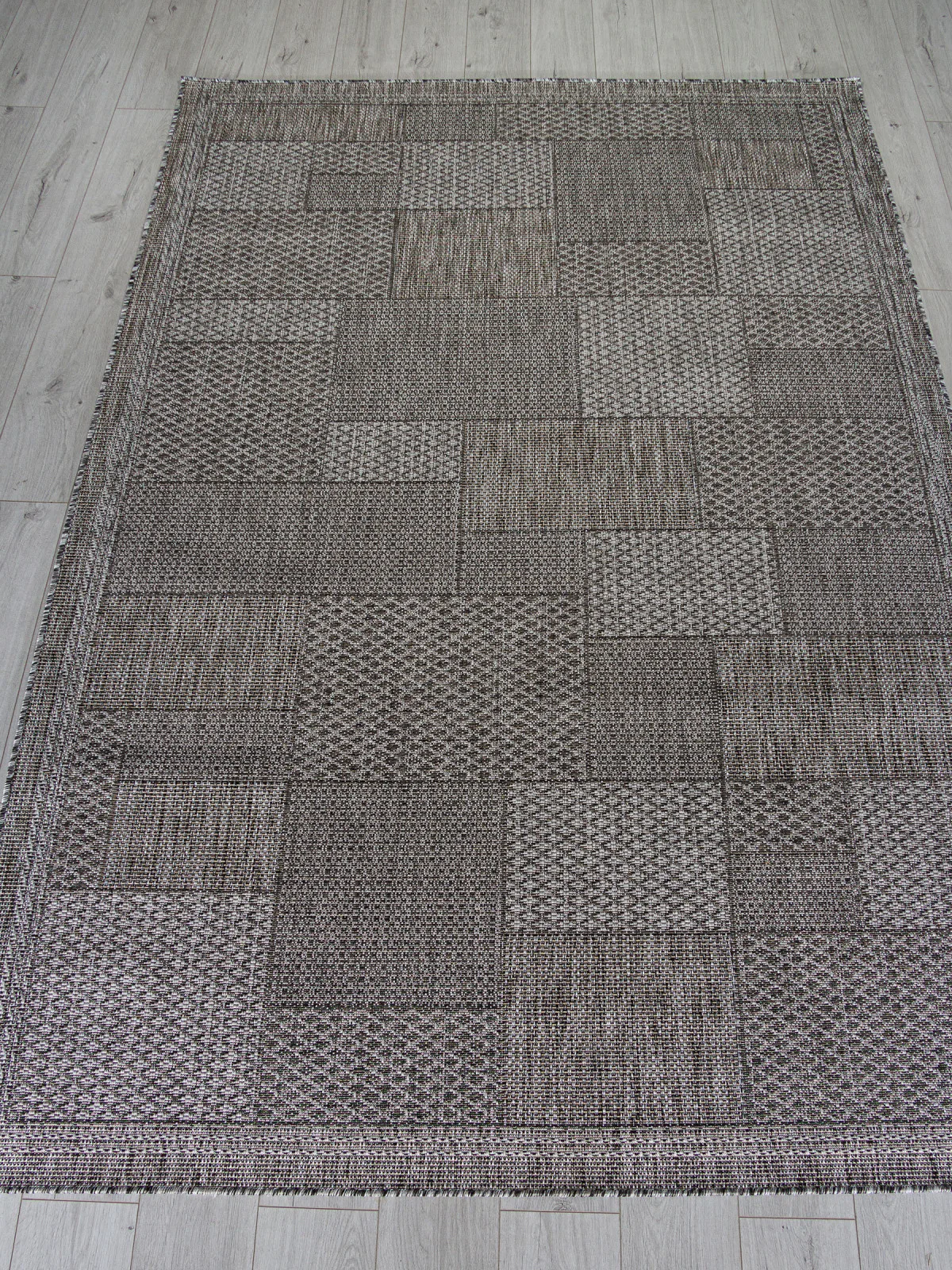 Современная циновка KAIR S148 - DARK GRAY полипропилен Россия